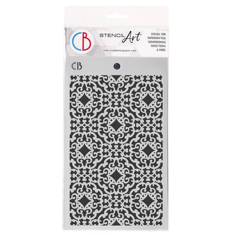 Ciao Bella Textured Stencil 5"x8" Precious Moments