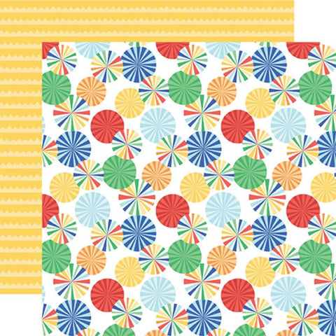 Echo Park Make A Wish Birthday Boy Party Like A Rockstar Patterned Paper