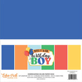 Echo Park Make A Wish Birthday Boy Solids Paper Pack
