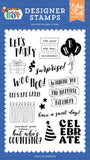 Echo Park Make A Wish Birthday Boy Surprise Designer Stamp Set