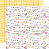Echo Park Make A Wish Birthday Girl Celebrate Your Day Patterned Paper