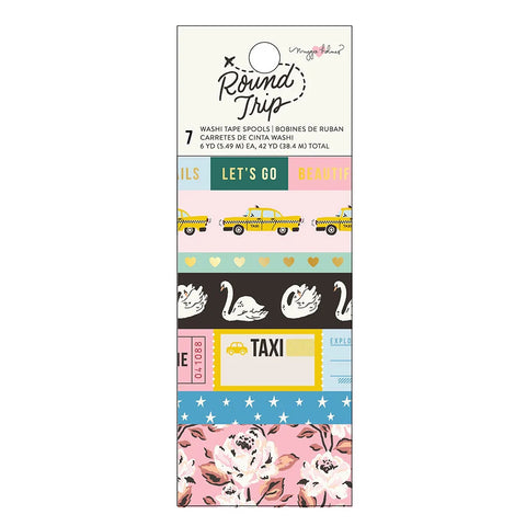 American Crafts Maggie Holmes Round Trip Washi Tape Embellishments