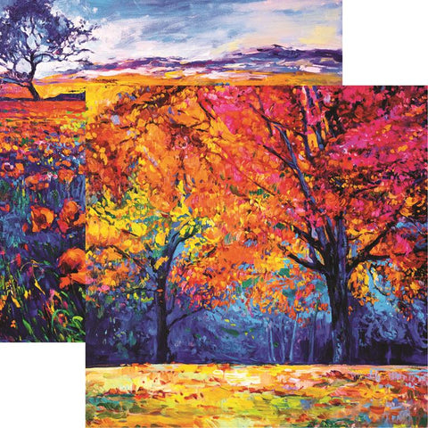 Reminisce Nature's Reflection A Walk Through the Forest Patterned Paper