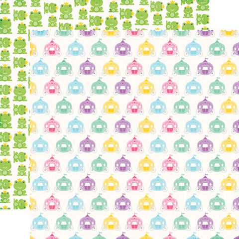 Echo Park Perfect Princess Royal Carriage Patterned Paper
