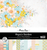 Paper Rose Studio Maya's Garden 12x12 Paper Collection