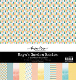 Paper Rose Studio Maya's Garden Basics 12x12 Paper Collection