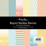 Paper Rose Studio Maya's Garden Basics 6x6 Paper Collection