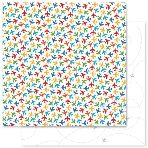 Paper Rose Studio Are We There Yet Paper B Patterned Paper