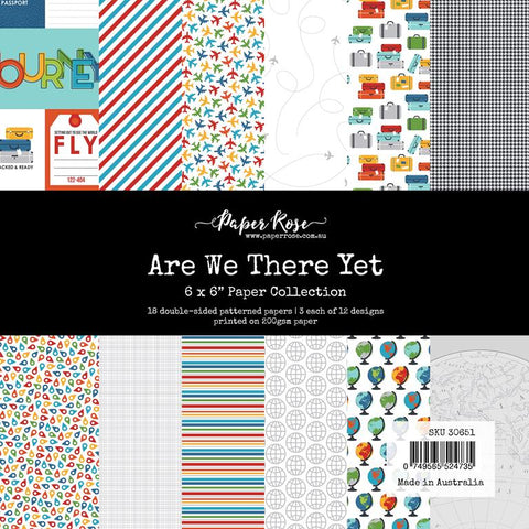Paper Rose Studio Are We There Yet 6x6 Patterned Collection