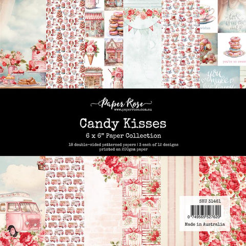 Paper Rose Studio Candy Kisses 6x6 Paper Collection