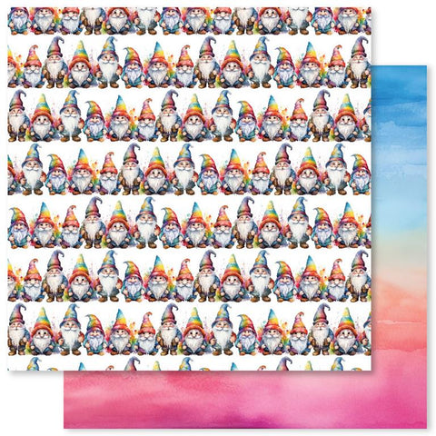 Paper Rose Studio Rainbow Garden Basics Paper A Patterned Paper