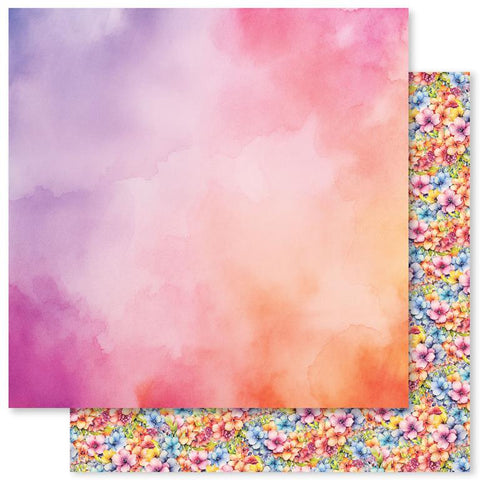 Paper Rose Studio Rainbow Garden Basics Paper D Patterned Paper