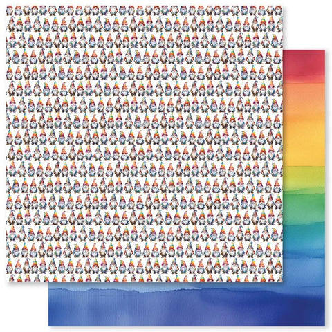 Paper Rose Studio Rainbow Garden Basics Paper E Patterned Paper