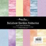 Paper Rose Studio Rainbow Garden Patterns 6x6 Paper Collection