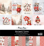 Paper Rose Studio Animal Love 12x12 Paper Collection