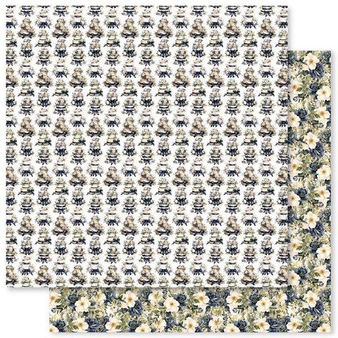 Paper Rose Studio Wedding Blooms Basics Paper A Patterned Paper