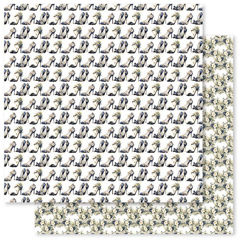 Paper Rose Studio Wedding Blooms Basics Paper E Patterned Paper