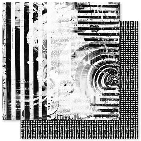 Paper Rose Studio Inky Splash Paper D Patterned Paper