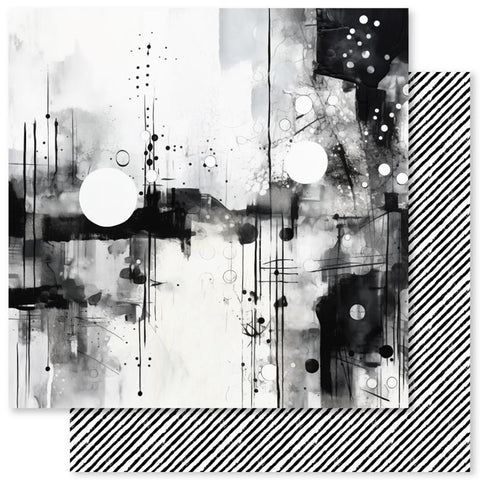 Paper Rose Studio Inky Splash Paper E Patterned Paper