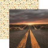 Reminisce Road Life Hit the Road Patterned Paper