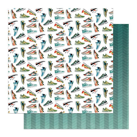 Photoplay Paper Runner's High It Must Be The Shoes Patterned Paper