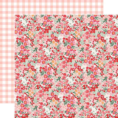 Carta Bella My Valentine Be Mine Floral Patterned Paper