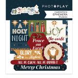PhotoPlay Silent Night A Child is Born cardstock ephemera embellishments