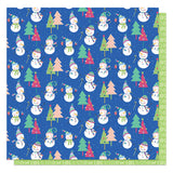 Photoplay Paper Snow Day Build a Snowman Patterned Paper