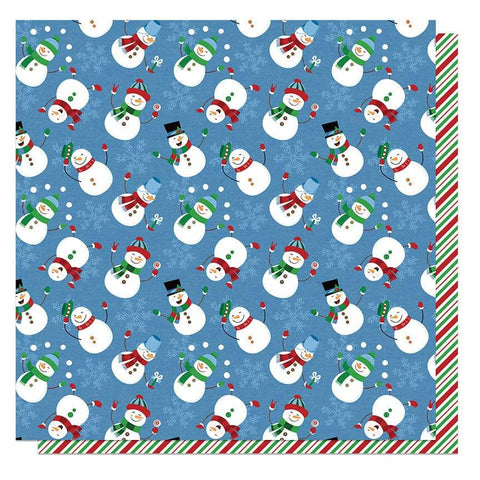 PhotoPlay Paper Santa Please Stop Here Frosty Fun Patterned Paper