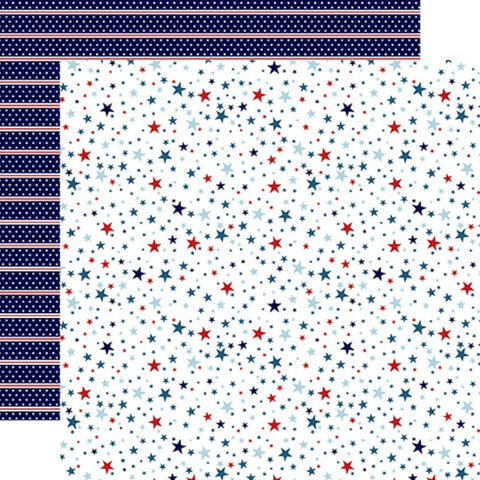 Echo Park Stars & Stripes Forever Spirited Stars Patterned Paper