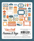 Echo Park Summer Vibes Frames & Tags Embellishments