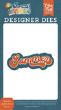 Echo Park Summer Vibes Summer Bubble Word Designer Die Set