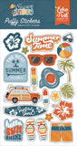 Echo Park Summer Vibes Puffy Sticker Embellishments
