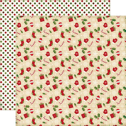 Echo Park The Story of Christmas Icons Scrapbook Paper