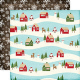 Echo Park The Story of Christmas Village Scrapbook Paper
