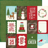 Echo Park The Story of Christmas 3x4 Journaling Cards Scrapbook Paper
