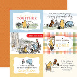 Echo Park Winnie The Pooh 6x4 Journaling Cards Patterned Paper