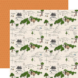 Echo Park Winnie The Pooh Map For Christopher  Patterned Paper