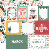Echo Park Year In Review March Patterned Paper