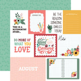 Echo Park Year In Review August Patterned Paper