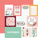 Echo Park Year In Review November Patterned Paper