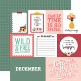 Echo Park Year In Review December Patterned Paper