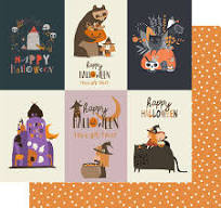 Fancy Pants Happy Halloween 4x6 Elements Patterned Paper