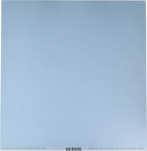 Bazzill Canvas Texture Cardstock Mono - 12x12 - Adhesive Backed - Starmist