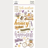 Simple Stories Simple Vintage Lavender Fields Foam Sticker Embellishments