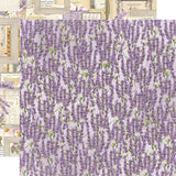 Simple Stories Simple Vintage Lavender Fields Wild At Heart 12x12 Patterned Paper