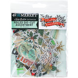 49 and Market Vicki Boutin Mistletoe & Memories Foiled Die-Cut Ephemera Set Embellishments