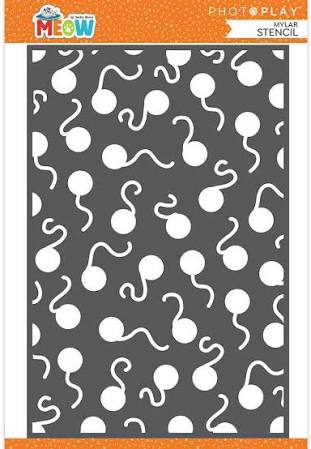 Photoplay Paper Meow Stencil 6x9 stencil