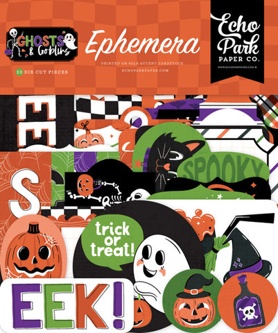 Echo Park Ghosts & Goblins Ephemera Embellishments