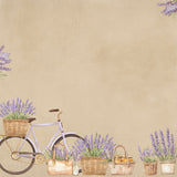 Simple Stories Simple Vintage Lavender Fields Lavender Skies 12x12 Patterned Paper